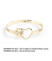 Bracciale Marlù Donna Nel Mio Cuore in Acciaio 15BR036G - 15BR036G